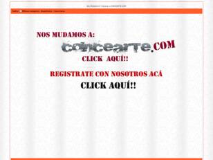 Nos mudamos!!!, Ingresa a CONCEARTE.COM.