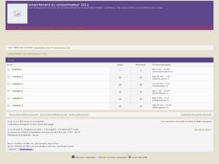 creer un forum : comportement du consommateur 09