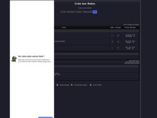 creer un forum : Cree ton Retro