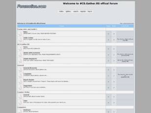 Welcome to #CS.Gather.RS offical forum