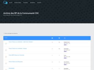 Archive des RP de la Communauté CSC