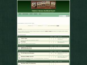 Cubicle 7 Games Unofficial Forum