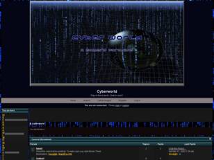 Cyberworld!! Enter The world of gaming!
