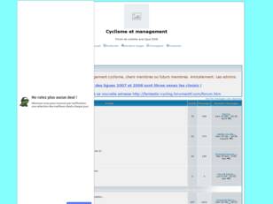 Cyclisme et management