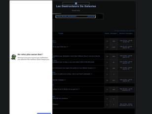 creer un forum : Les Destructeurs De Galaxies