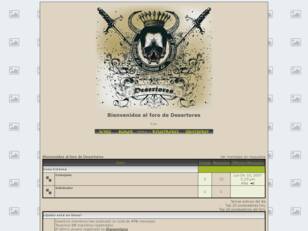 Foro gratis : Bienvenidos al foro de Desertores