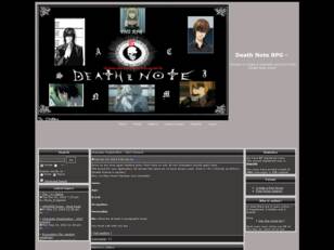 Free forum : Death Note RPG