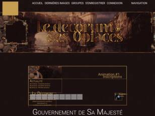 Le Décorum des Opiacés