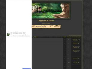 Forum gratuit : L'appel de la Foudre