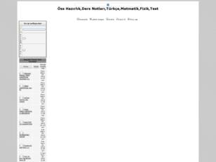 Matematik,Türkçe,Fizik,Kimya,Edebiyat DersNotları