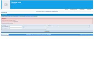 creer un forum : DESMM 2009