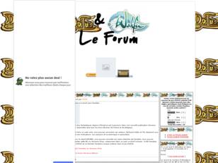 D&W Le Forum Pour Dofus & Wakfu