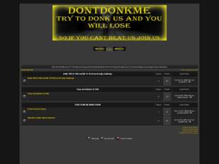 Free forum : dont donk me