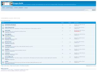 the Minecraft server Dragon Build's forum