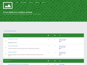 Forum dédié à la condition animale