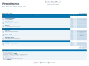Earning Online 24 seven