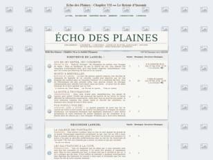 Echo des Plaines : Chapitre VII ▬ Le Retour d'Inasmir