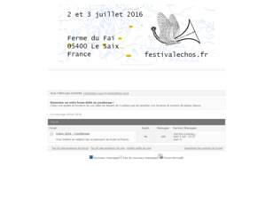 Festival échos 2016 - Forum covoiturage