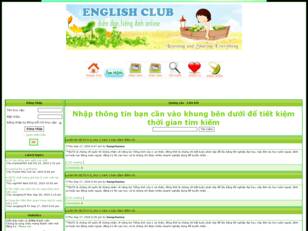 Diễn đàn tiếng Anh trực tuyến - Tieng Anh Online -