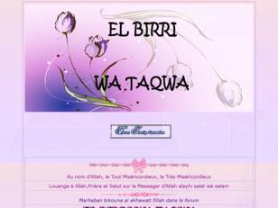 EL BIRRI WA TAQWA