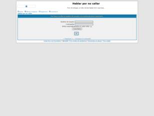 Foro gratis : Hablar por no callar