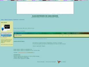 Foro gratis : ELSILVESTRISMO EN CADA REGION