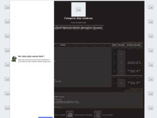 creer un forum : l'empire des ombre