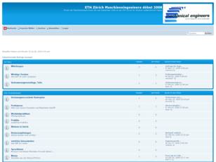 ETH Maschinenbau Forum
