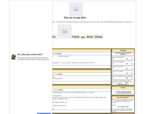 Forum gratuit : Etre ou ne pas être