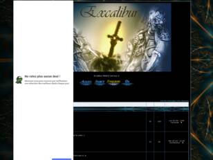 creer un forum : Excalibur