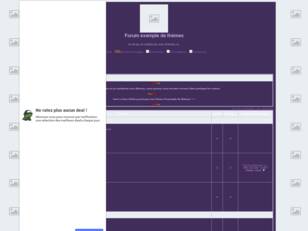 creer un forum : Forum exemple de thèmes