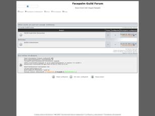 Facepalm Guild Forum