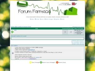 Forum della Facoltà di Farmacia