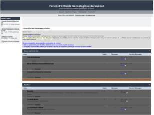 Forum d'Entraide Généalogique du Québec
