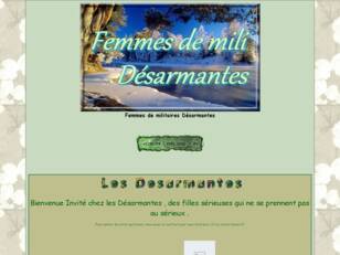 Femmes de militaires desarmantes