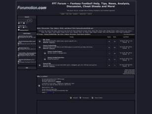 Fantasy Football Talk forum