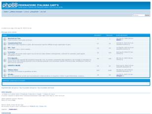 Forum gratis : FEDERAZIONE ITALIANA CART'S