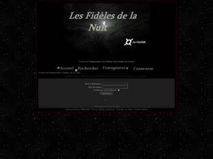 Forum de guilde: Fidèles de la Nuit