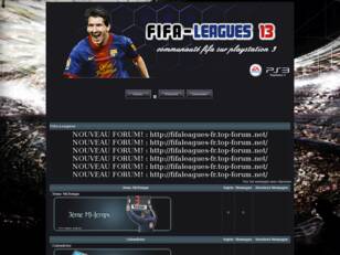 Bienvenue sur Fifa-Leagues | Tournois FIFA 13 sur PS3.