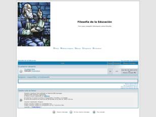 Foro gratis : Filosofía de la Educación