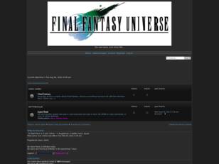 Final Fantasy Universe: Free Forum