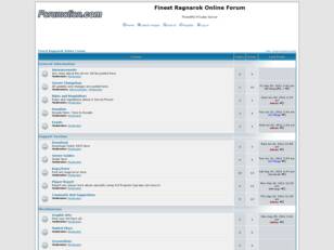 Finest Ragnarok Online Forum