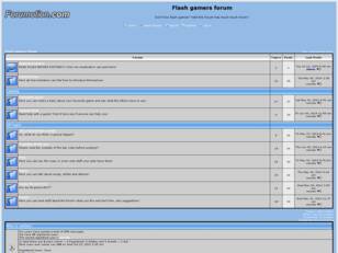 Flash gamers forum