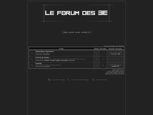 Le forum des 3E