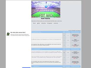 creer un forum : foot-mania