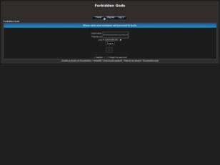 Forbidden Gods Forums
