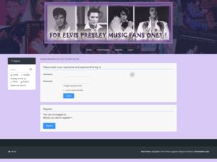 For Elvis Presley Music Fans Only