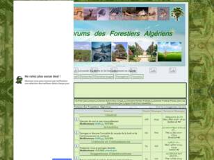 Forums des Forestiers Algériens