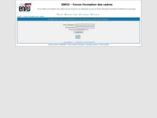 ENPJJ - Forum Formation des cadres