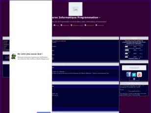 Maroc Informatique Programmation